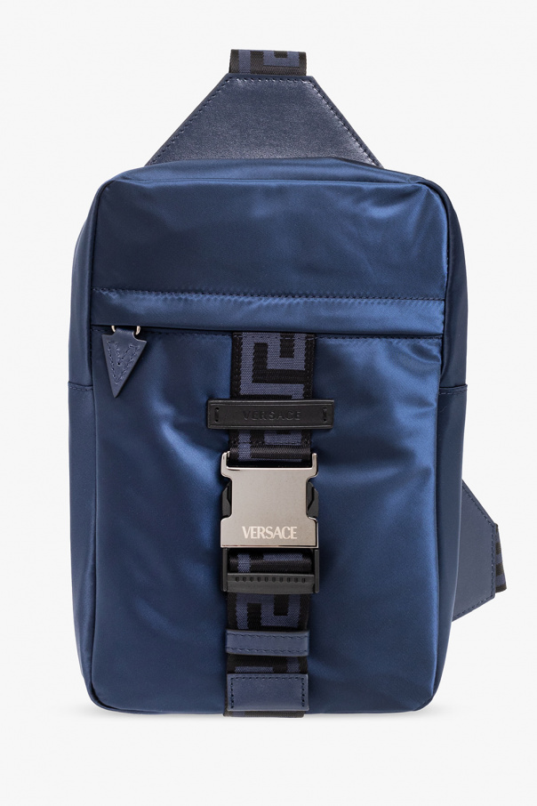 shoulder backpack sound Versace Navy blue One bolso tote